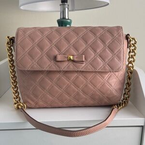 Matc Jacobs Quilted Bow Chain Shoulder Bag - Pink